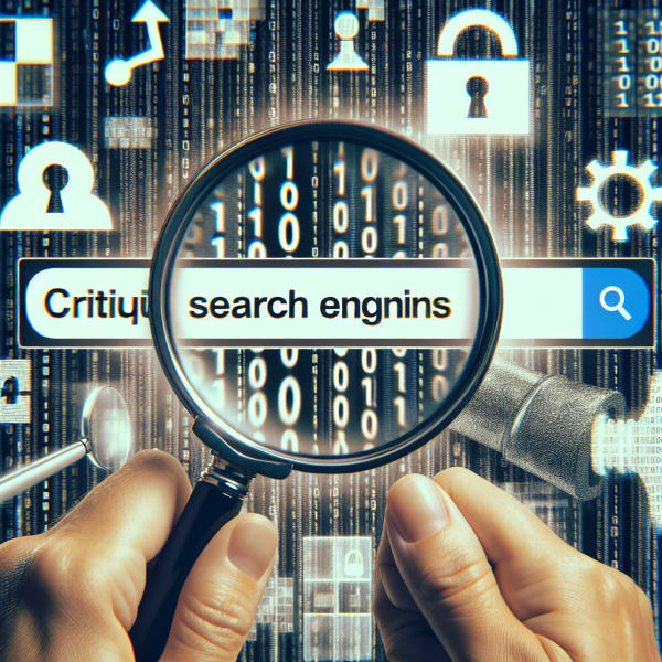 Kritik an Suchmaschinen: Zensur und politische Beeinflussung.